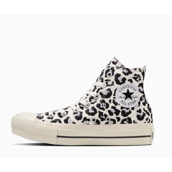 セール 厚底 CONVERS ALL STAR PLTS MONOLEOPARD HI コンバース オールスター PLTS モノレパード HI ホワイト 婦人 レディース スニーカー ローカット バッシュ