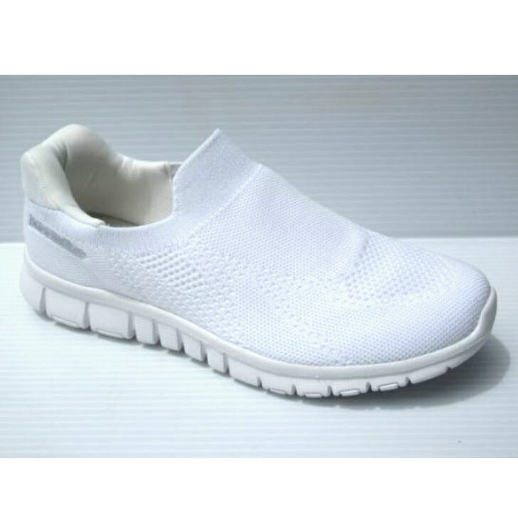 【送料無料】 ハンズフリー 靴ベラいらずの スリッポン スライドフィット ピュアウォーカー PW1502 白 婦人 レディース スニーカー ウォーキングシューズ ナースシューズ 看護士 介護士 上履き 婦人靴