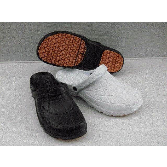 【送料無料】完全防水 コックシューズ 滑りにくい 防滑底 カルカル仕事人 HM9050 紳士 メンズ 婦人 レディース サンダル サボ クロッグ 滑り止め 仕事履き 厨房