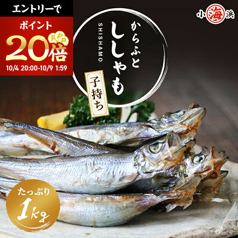 ししゃも 子持ち 国内生産 卵が多い (卵率15%以上) 品質重視 アイスランド産 子持ちからふとししゃも 樺太シシャモ メス 1kg （500g×2袋）バラ凍結 誕生日 贈り物 国産 グルメ プレゼント 誕生日プレゼント 食べ物 海鮮 ギフト 小浜海産物