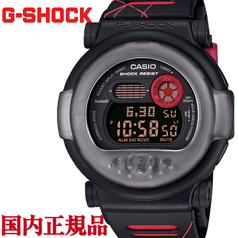 G-SHOCK Gショック CASIO カシオ G-B001MVA-1JR ダブルベゼル仕様 交換用ベゼル・バンド スマートフォンリンク スーパーイルミネーター ブラック メンズ 腕時計