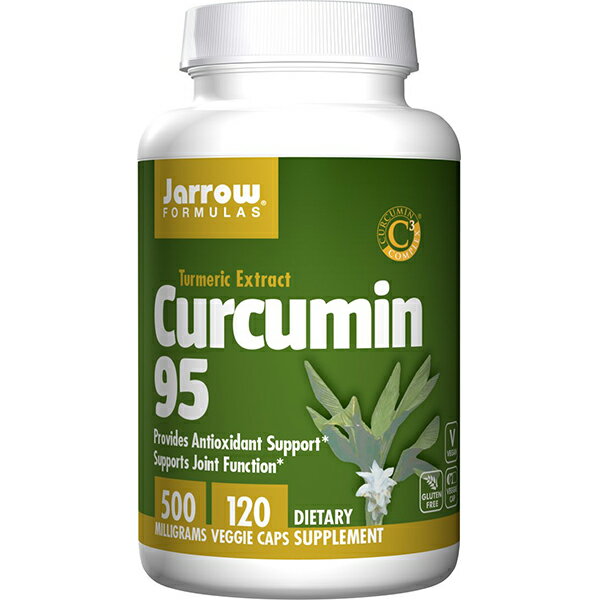 ジャロウフォーミュラズ Jarrow Formulas クルクミン95 500 mg 120粒 ベジタリアンカプセル ビタミン サプリメント 健康食品 アメリカ直送