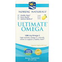 【送料無料】ノルディックナチュラルズ Nordic Naturals Ultimate Omega (アルティメットオメガ) レモン 1,280 mg 60ソフトゼリー ビタミン サプリメント 健康食品 アメリカ直送