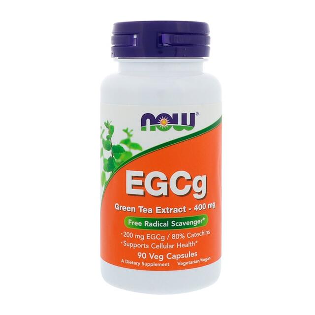 ナウフーズ NOW Foods EGCg 緑茶エキス 400mg ベジカプセル90粒 ビタミン サプリメント 健康食品 アメリカ直送