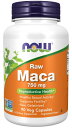 ナウフーズ NOW Foods マカ 未加工 750mg ベジカプセル90粒 ビタミン サプリメント 健康食品 アメリカ直送