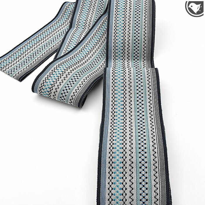 角帯 本場琉球 知花花織 全通織 木綿【帯専門店おびや】お仕立て付！送料・代引き無料！[商品番号：21060]