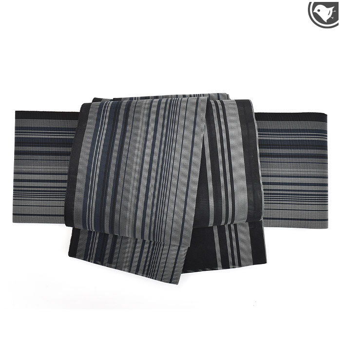 半幅帯博多織名門黒木織物謹製両もじ...