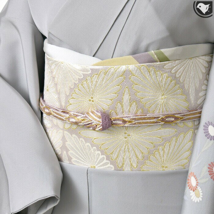 Rakuten - 【オーダー商品】※※袋帯 河合美術織物 謹製 唐織り 西陣織 能寿大唐松七宝文 袋帯 白 正絹 日本製 送料・代引き無料！[商品番号：20086]