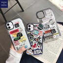 iPhone16/15 クリア ステッカー アイフォン スマホ ケース 韓国