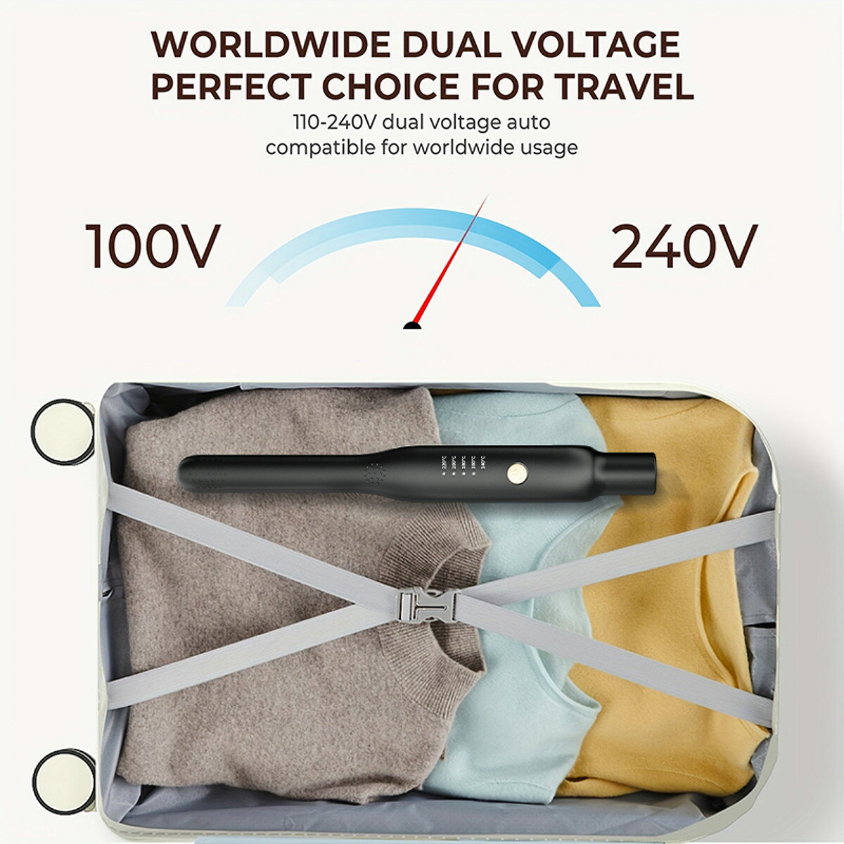 2-in-1 ミニ ヘアストレート＆カールアイロン - セラミック急速加熱 140-220°C - ショートヘア・旅行用ポータブルヘアアイロン observations-10021093 オブザベーションズ サンプル画像2