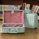 ピクニックバスケット かごバッグ トランク ピクニック picnic basket 籐かご 鍵付き 収納ボックス おもちゃ収納 小物収納 可愛い 結婚式 贈り物...