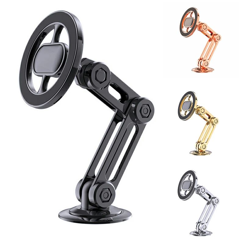 スマホホルダー 車 車載スマホホルダー マグネット　マグセーフス マホホルダー 車 マグネット 安定性拔群 車 スマホスタンド 360°角度調整 高い耐久性 車用品 携帯スタンド 片手操作 取付簡単 スマホ ホルダー 車