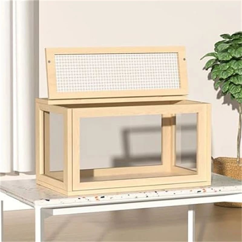 ハムスター ケージ グランスペース 脱走防止 透明 ルーミィアクリル モルモット ケージ 大きい かわいい イージーホーム おしゃれ 移動 ハリネズミ ケージ ...