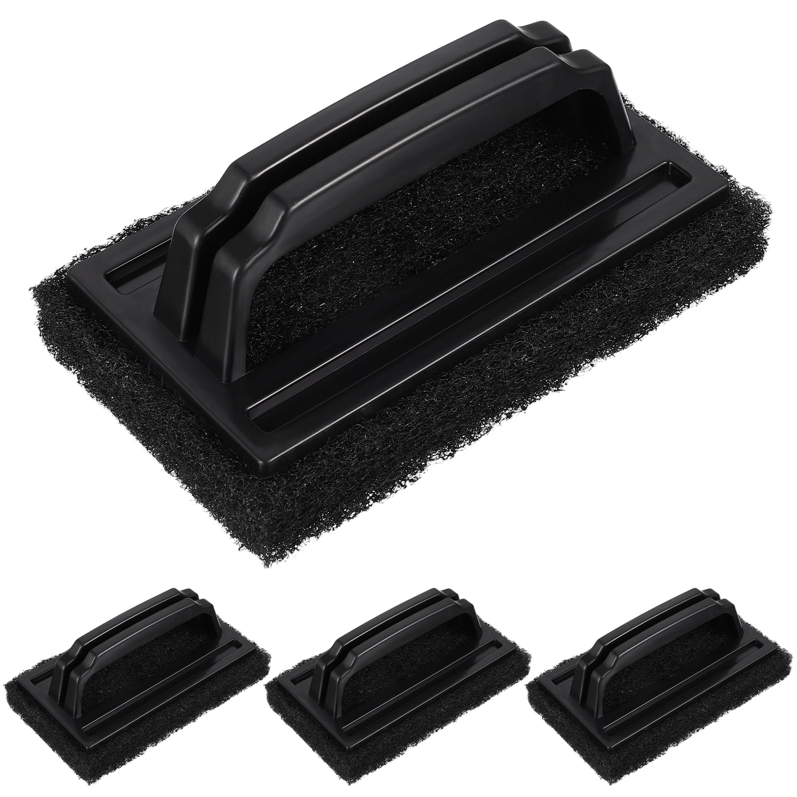 バーベキューブラシ グリルブラシ 汚れ取り 焦げ取り 網 鉄板用 キャンプ BBQ 掃除 クリーニング 4点セ..