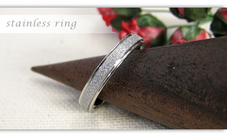 天然石 アレルギー対応 ステンレスリング スターダストリングステンレス リング 指輪 316L 金属アレルギー対応レディース メンズ ペア ペアリング 女性 男...