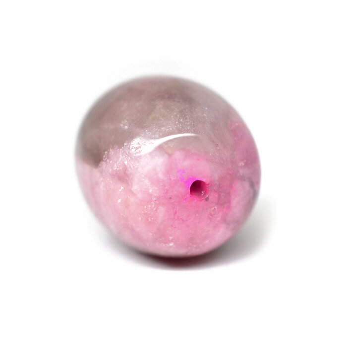 天然石 ブラジル産 トルマリンシリカ タル型 約11mm×13mm※通し穴あり ビーズ バラ売り 1粒売り 手作りレディース メンズ 勝負 恋愛パワーストーン (1096) ギフト プレゼント 贈り物 男性 女性 男 女 誕生日 ラッピング 包装