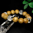 天然石 ブレスレット 【数量限定入荷】【保証書】屋久杉 四神模様入り水晶 ギャランティーカード付12mm玉 屋久島 縄文杉 世界遺産 屋久杉 パワーストーン レ...