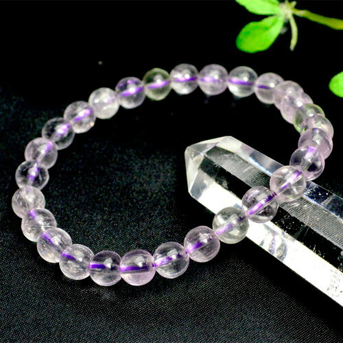 天然石 ブレスレット クンツァイト 約6〜7mm玉 内周16cm パワーストーン レディース メンズ ギフト プレゼント 贈り物 男性 女性 男 女 誕生日 ラ...