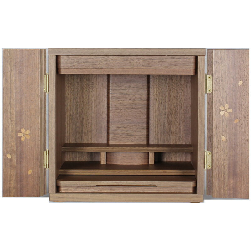 上置仏壇 11号 サクラオーク DB色（お仏壇本体）【 上置仏壇 国産仏壇 モダン仏壇 家具調ミニ仏壇 家具調小型仏壇 仏壇 モダン マンション おしゃれ ミニ コンパクト おしゃれ 国産 日本製 高級 】