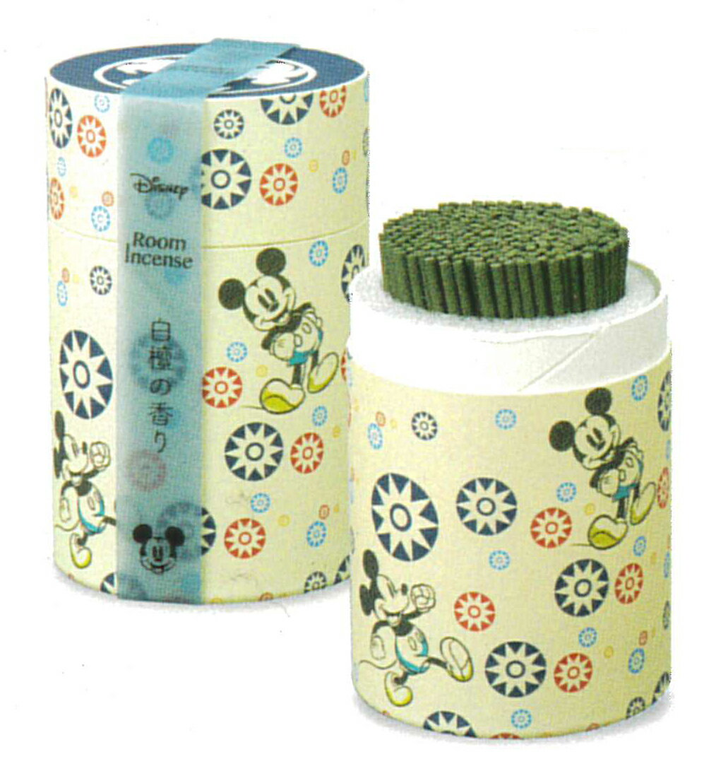 【ディズニーのお部屋で香りを楽しむインセンス】ルームインセンス ミッキーマウス 白檀の香り【線香 白檀 高級線香 カメヤマローソク ギフト 贈答用 高級 ミッキ...