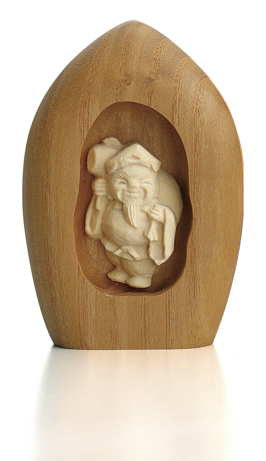 【手のひらのおまもり】七福神 大黒天【桑 ヒバ おまもり 七福神 御守 高級 専門店】