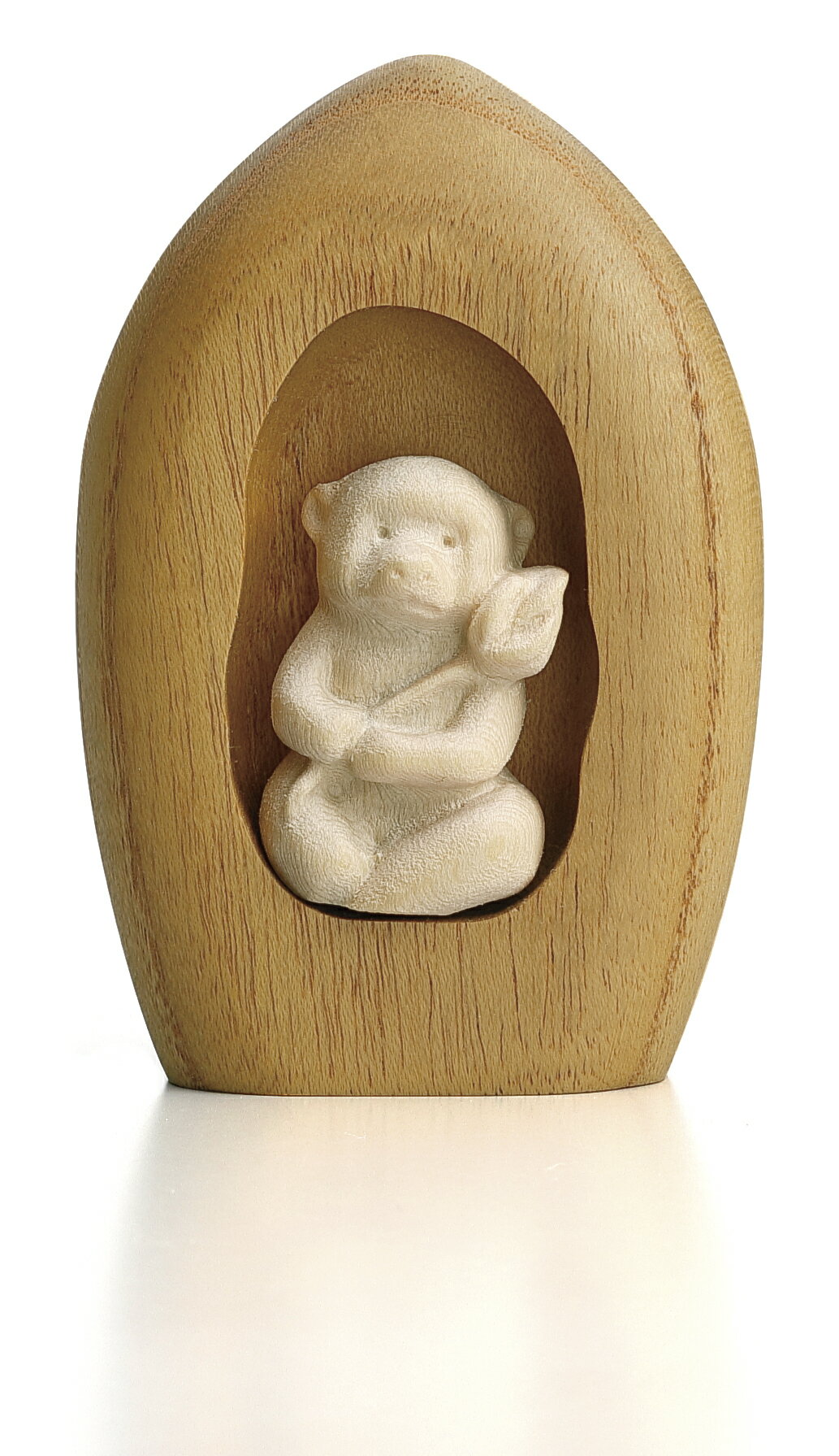 【手のひらのおまもり】十二支 『申(さる)』【桑 ヒバ おまもり 十二支 御守 高級 専門店】