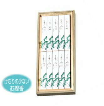 incense Sticks - 【進物用線香】清澄 香樹林 短寸10入 桐箱【線香 お線香 高級線香 微煙 白檀 ギフト 贈答用 高級 国産 日本製 玉初堂】