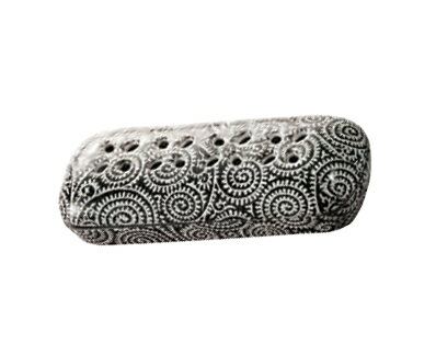 【寝かせる線香皿】花摘 たこ唐草（有田焼/小）【香炉 線香立 日本製 有田焼 寝かせ香炉 高級 陶磁器 ..