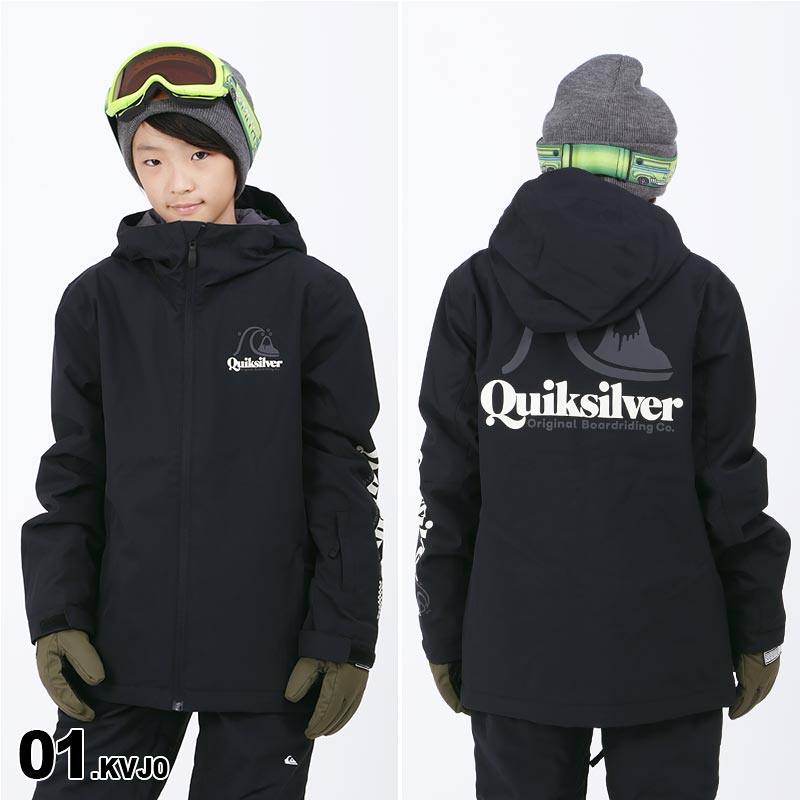 全品10%OFF券配布中 QUIKSILVER クイックシルバー キッズ スノーボードウェア ジャケット EQBTJ03121 スノボウェア 上 スキーウェア スノージャケット スノーウェア ジュニア 子供用 こども用 男の子用 女の子用