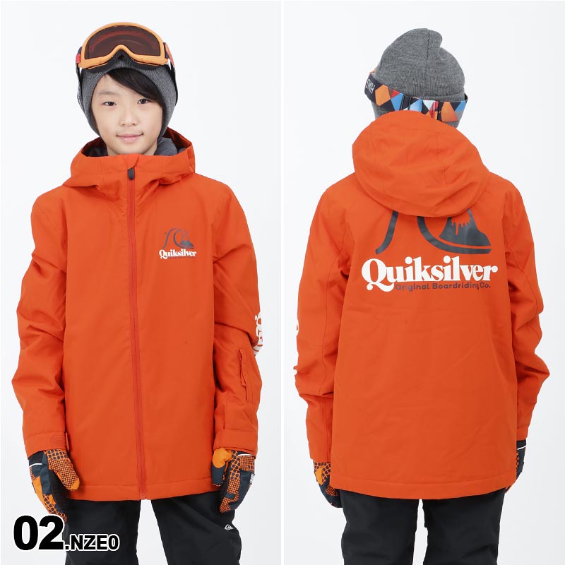 全品10%OFF券配布中 QUIKSILVER クイックシルバー キッズ スノーボードウェア ジャケット EQBTJ03121 スノボウェア 上 スキーウェア スノージャケット スノーウェア ジュニア 子供用 こども用 男の子用 女の子用