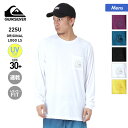 クイックシルバー QUIKSILVER メンズ 長袖 ラッシュガード Tシャツ QLY222013 吸水速乾 UPF30+ UVカット ティーシャツ ラッシュTシャツ 男性用 海水浴 ビーチ プール