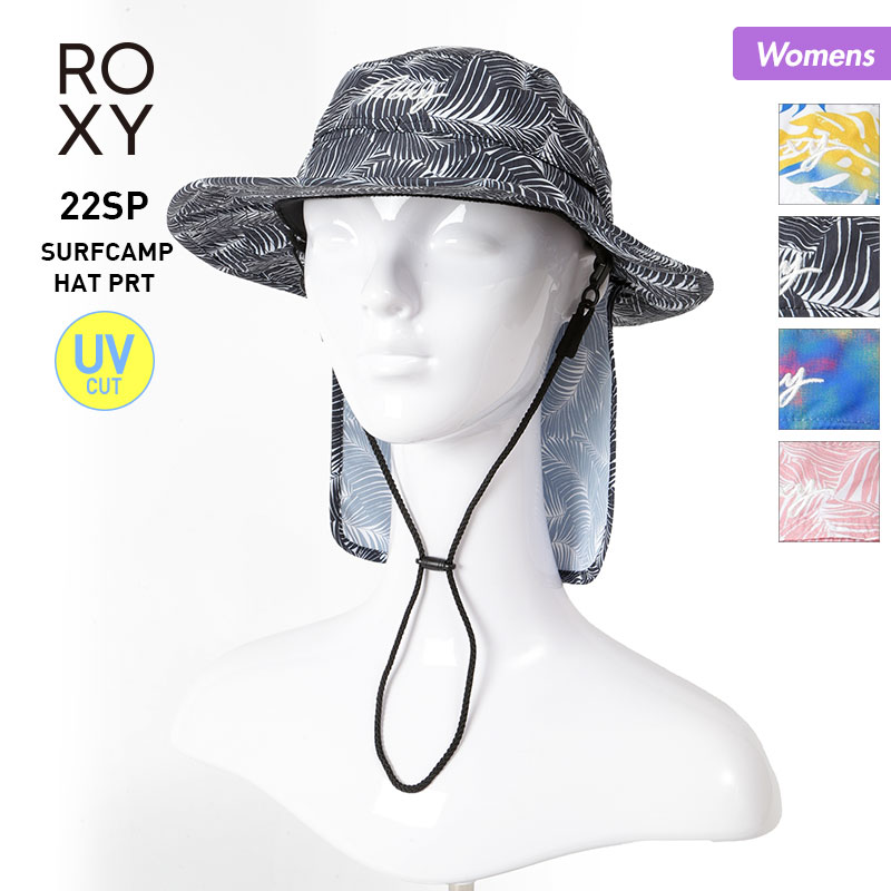 ROXY ロキシー レディース サーフハット 帽子 RSA221755 ビーチ 首元日除け付き サファリハット UVカット ぼうし アウトドアハット プール 撥水 海水浴 女性用