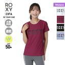 ROXY ロキシー レディース 水陸両用 UVカットTシャツ RST234545 スポーツウェア 速乾 ジム 半袖 UPF50+ ヨガ 女性用