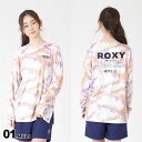 ROXY/ロキシー レディース 長袖 ラッシュガード RLY231042 Tシャツタイプ ティーシャツ 速乾 UVカット 水着 みずぎ 紫外線カット ビーチ 海水浴 プール 女性用 2