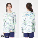 ROXY/ロキシー レディース 長袖 ラッシュガード RLY231042 Tシャツタイプ ティーシャツ 速乾 UVカット 水着 みずぎ 紫外線カット ビーチ 海水浴 プール 女性用 3