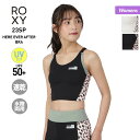 ROXY ロキシー レディース 水陸両用 フィットネス ブラトップ RBR231508 ウェア UPF50+ UVカット トップブラ パッド入り ヨガ 速乾 ジム インナー 女性用