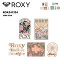 ROXY/ロキシー レディース ロゴ ステッカー SURF DIVA 2024 SPRING ROA241324 転写ステッカー 公式ステッカー ビーチ おしゃ...