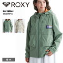 ROXY/ロキシー レディース アウタージャケット GREEN RIVER 2024 SPRING RJK241801 撥水 ショート丈 大きめポケット フード付き付き アウトドア ブランド ロゴ おしゃれ 正規品 人気 女性用