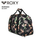 ROXY/ロキシー レディース ボストンバッグ FEEL HAPPY 2025 SPRING GLOBAL ERJBP04854 鞄 バッグ 旅行鞄 2WAY 旅行 トラベル 花柄 華やか シューズポケット ブランド 女性用(4)