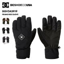 DC SHOES/ディーシー メンズ 5指グローブ FRANCHISE GLOVE 2024SNOW DGV243919 スノーボード スキー 防寒 手袋 防水...