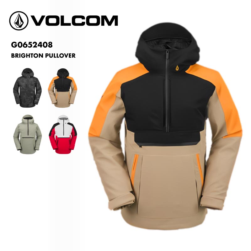 全品10％OFF券配布 【SALE】 VOLCOM/ボルコム メンズ スノーウェアプルオーバージャケット G0652408 スノージャケット スノボウェア スノーウェア スキーウェア 上 防寒 ウインタースポーツ 男性用 ブランド