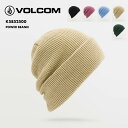 VOLCOM/ボルコム レディース ニット帽 POWER BEANIE 2025 SNOW K5852500 帽子 スノボ スキー ビーニー 防寒 ブランド お...