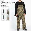 スノーボードウェア ボードウェア スノボウェア VOLCOM/ボルコム メンズ スノーウェア ビブパンツ ROAN BIB OVERALL 2025 SNOW ...