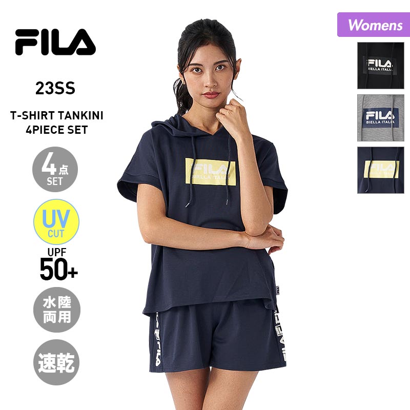 フィラ（FILA）｜FILA フィラ レディース Tシャツ+タンキニ4点セット 223704 女性用