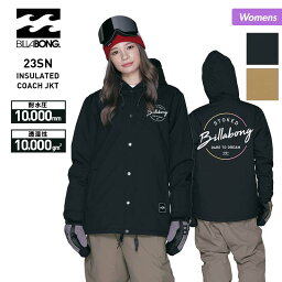 ビラボン コーチジャケット レディース BILLABONG/ビラボン レディース スノーボードウェア コーチジャケット BC01L-758 スノージャケット スノボウェア スノーウェア スキーウェア 上 防寒 ウインタースポーツ 女性用 ブランド