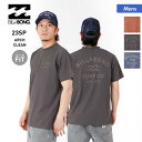 BILLABONG ビラボン メンズ 半袖 Tシャツ BD011-209 ロゴ トップス バックプリント ティーシャツ レギュラーフィット 男性用