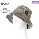 ルーカ RVCA レディース ハット 帽子 BB044-900 紫外線対策 アウトドア カジュアル バケットハット ぼうし 女性用