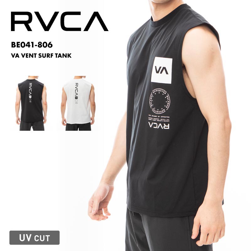 ルーカ タンクトップ  メンズ RVCA/ルーカ メンズ タンクトップラッシュガード VA VENT SURF TANK 2024 SPRING BE041-806 ティーシャツ UVカット 紫外線カット 水着 海水浴 プール ブランド おしゃれ 春夏 正規品 男性用