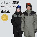 全品10%OFF券配布中 namelessage×LATEProject レイトプロジェクト スノーボードウェア メンズ レディース ストレッチジャケット ボー...