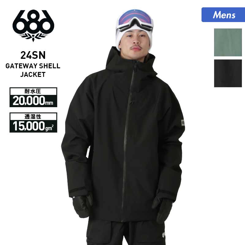 【SALE】 686/シックスエイトシックス メンズ スノーウェアジャケット M3WN125 スノージャケット スノボウェア スノーウェア スキーウェア スノーボードウェア 上 男性用 ブランド